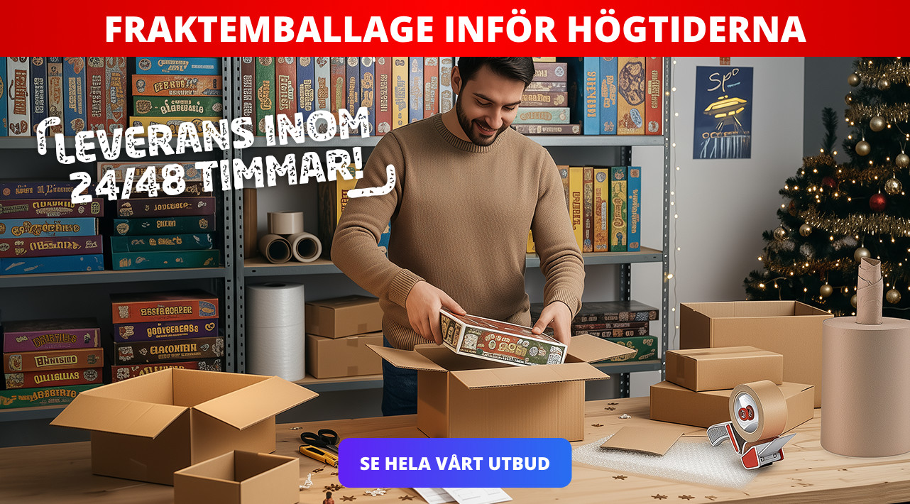 FRAKTEMBALLAGE INFÖR HÖGTIDERNA
