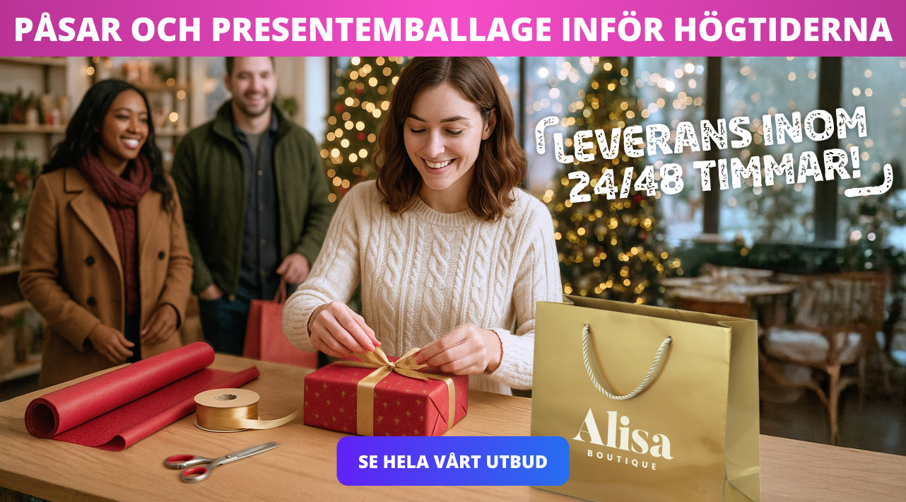 PÅSAR OCH PRESENTEMBALLAGE INFÖR HÖGTIDERNA