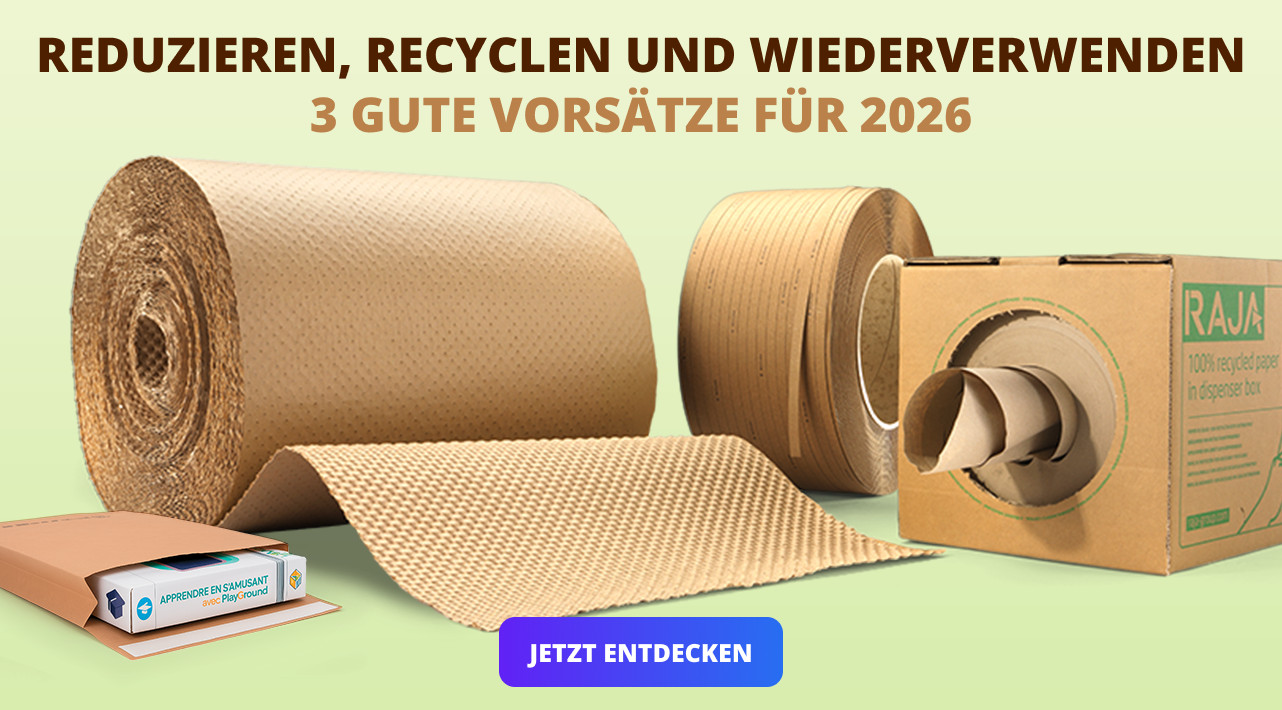 REDUZIEREN, RECYCLEN UND WIEDERVERWENDEN  3 gute Vorsätze für 2026 