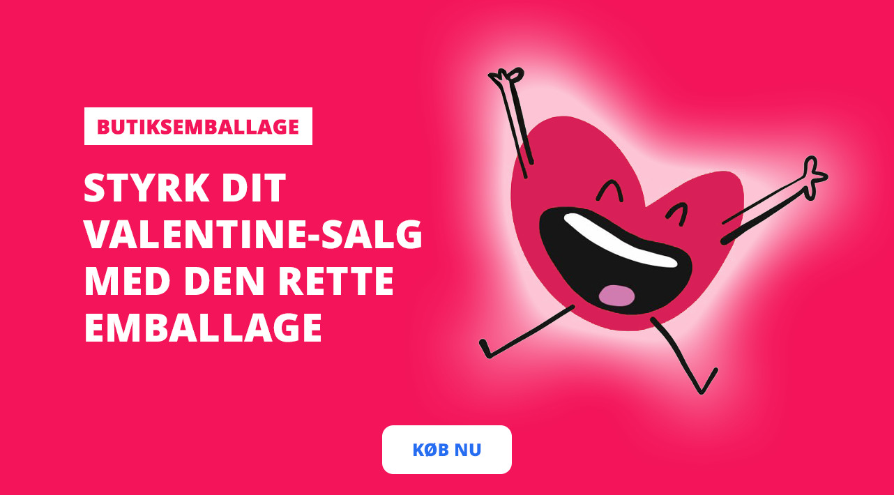 Styrk dit Valentine-salg med den rette emballage