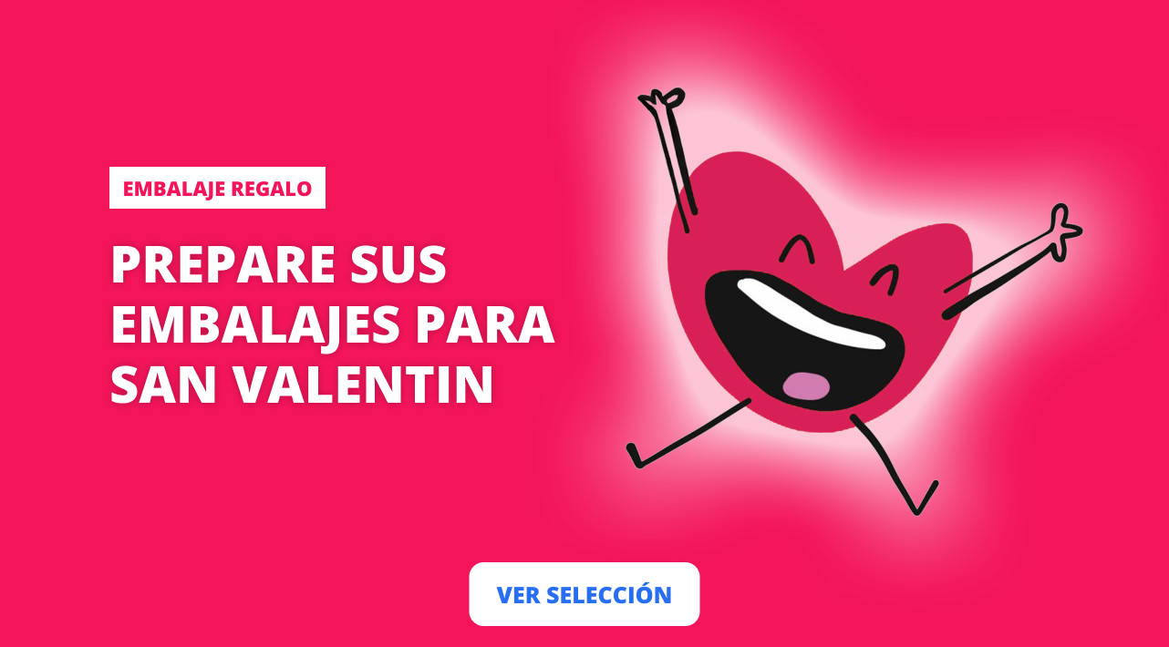 Prepare sus embalajes para San Valentín