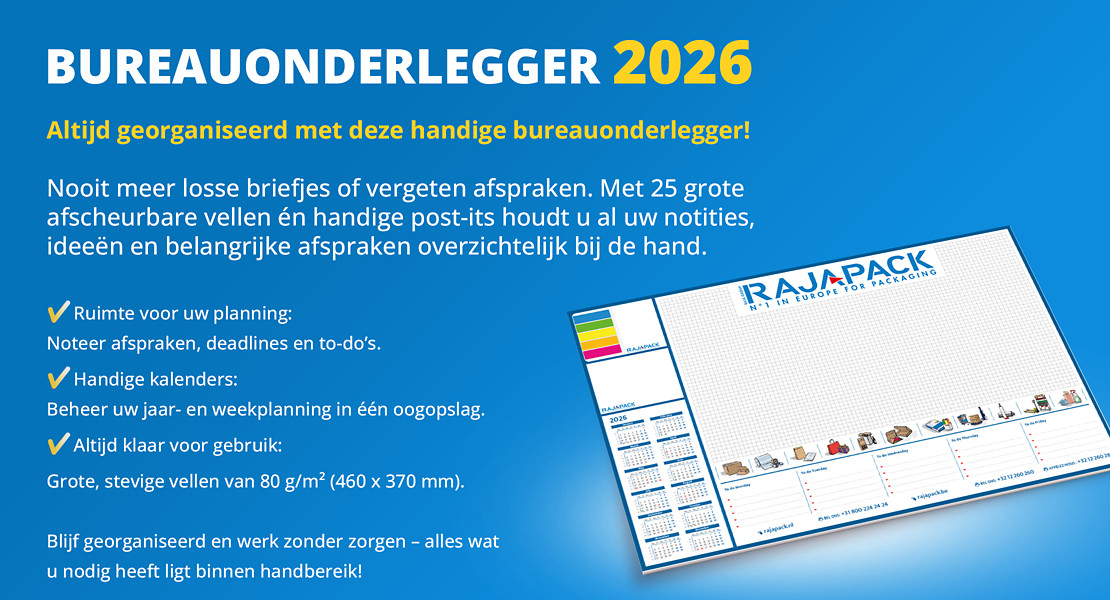 Bureau-onderlegger 2026