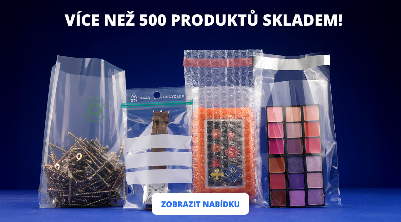 VÍCE NEŽ 500 PRODUKTŮ SKLADEM!