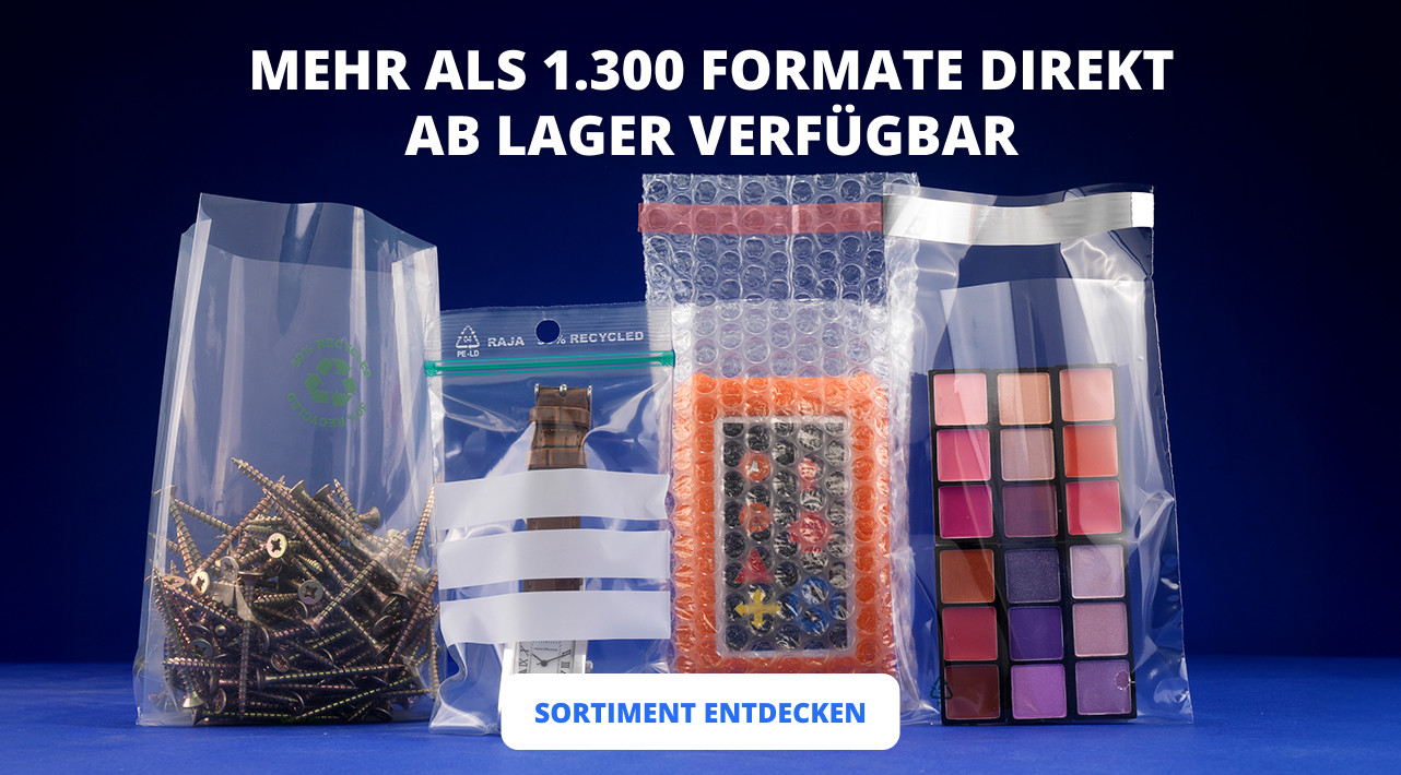 Mehr als 1.300 Formate direkt ab Lager verfügbar