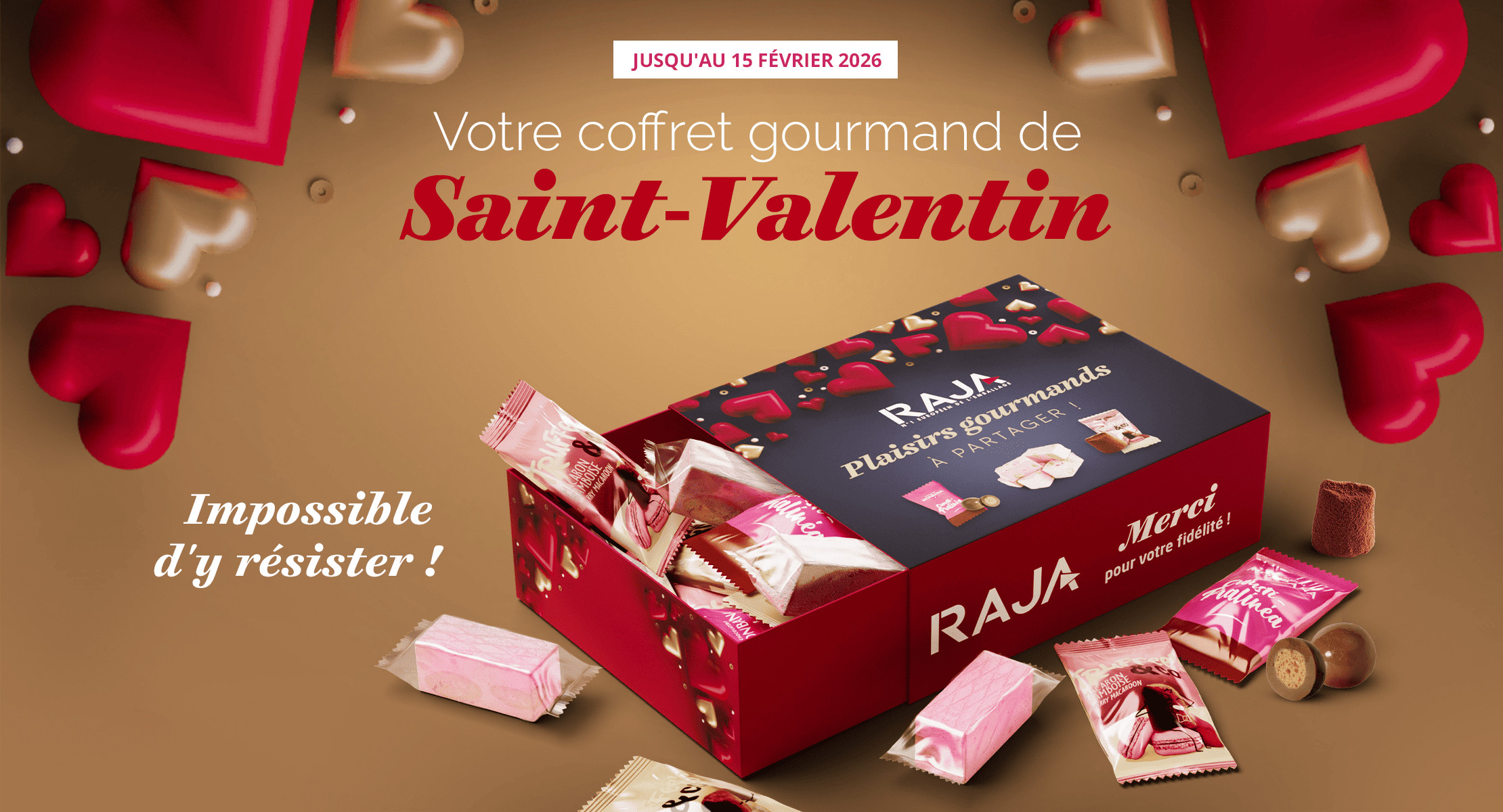 Votre coffret gourmand de Saint-Valentin 