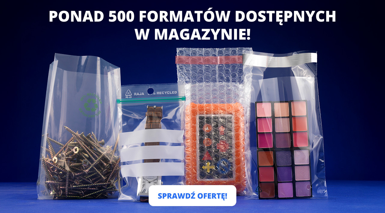 PONAD 500 FORMATÓW DOSTĘPNYCH W MAGAZYNIE!