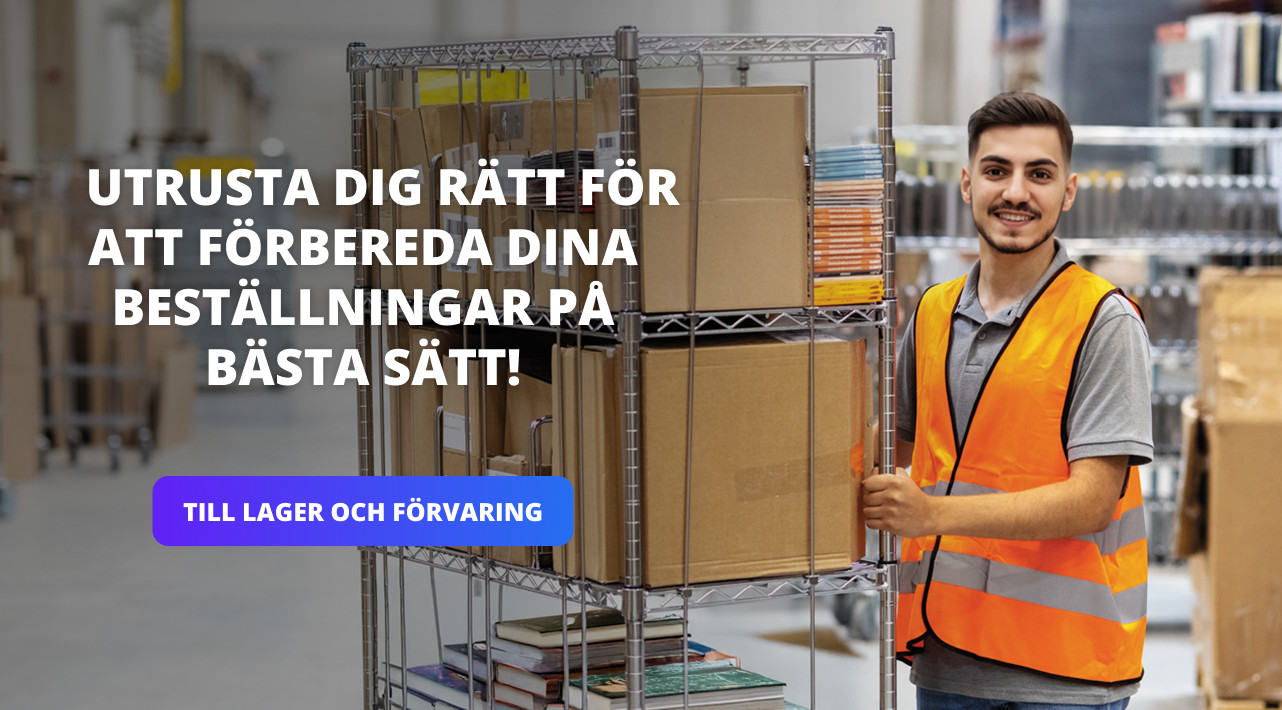 Utrusta dig rätt för att förbereda dina beställningar på bästa sätt!