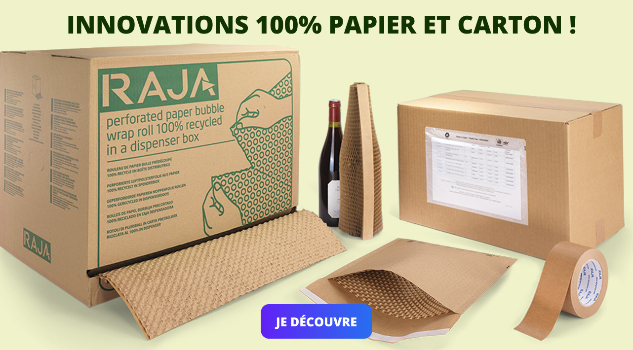 Innovation 100% papier et carton