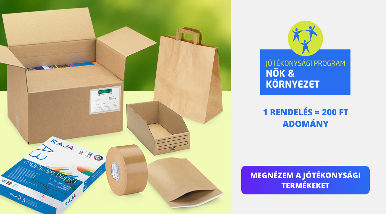 1 jótékonysági termék megvásárlásával 200 Ft-al járul hozzá a Nők & Környezet Jótékonysági program működéséhez