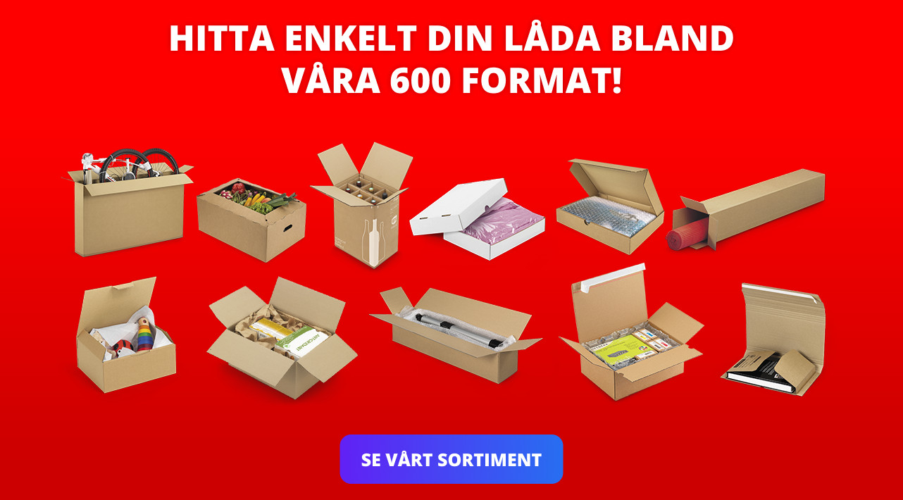 HITTA ENKELT DIN LÅDA BLAND VÅRA 600 FORMAT!