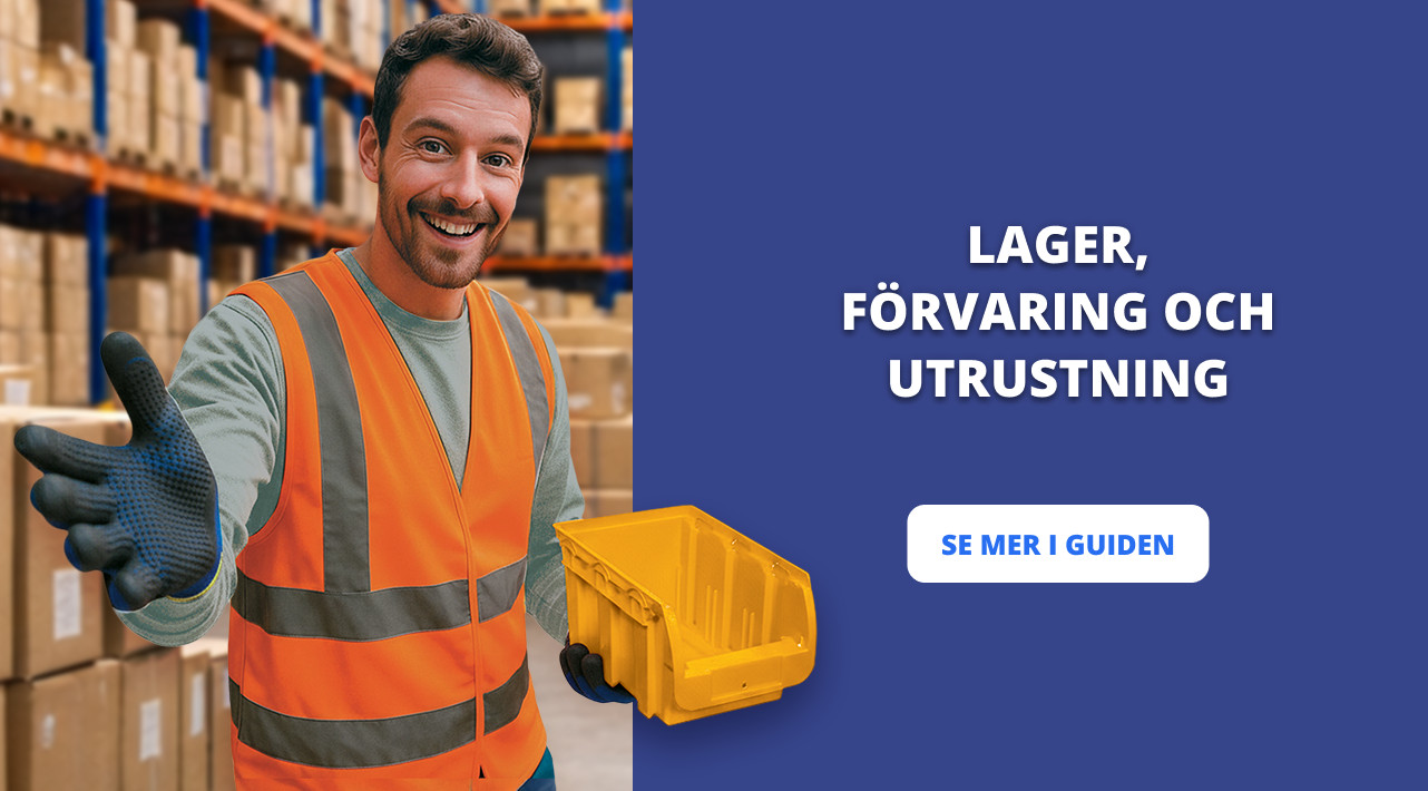 LAGER, FÖRVARING OCH UTRUSTNING
