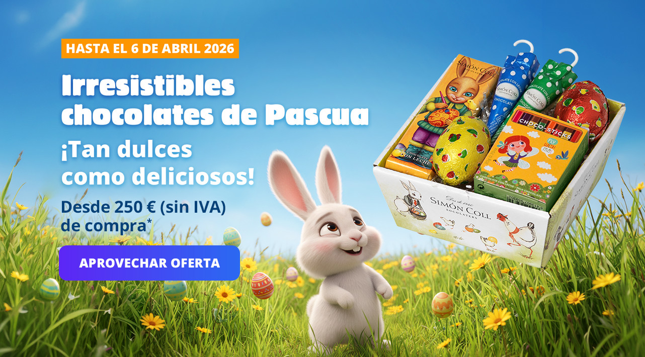 Regalo de Pascua con su pedido desde 250€ sin IVA