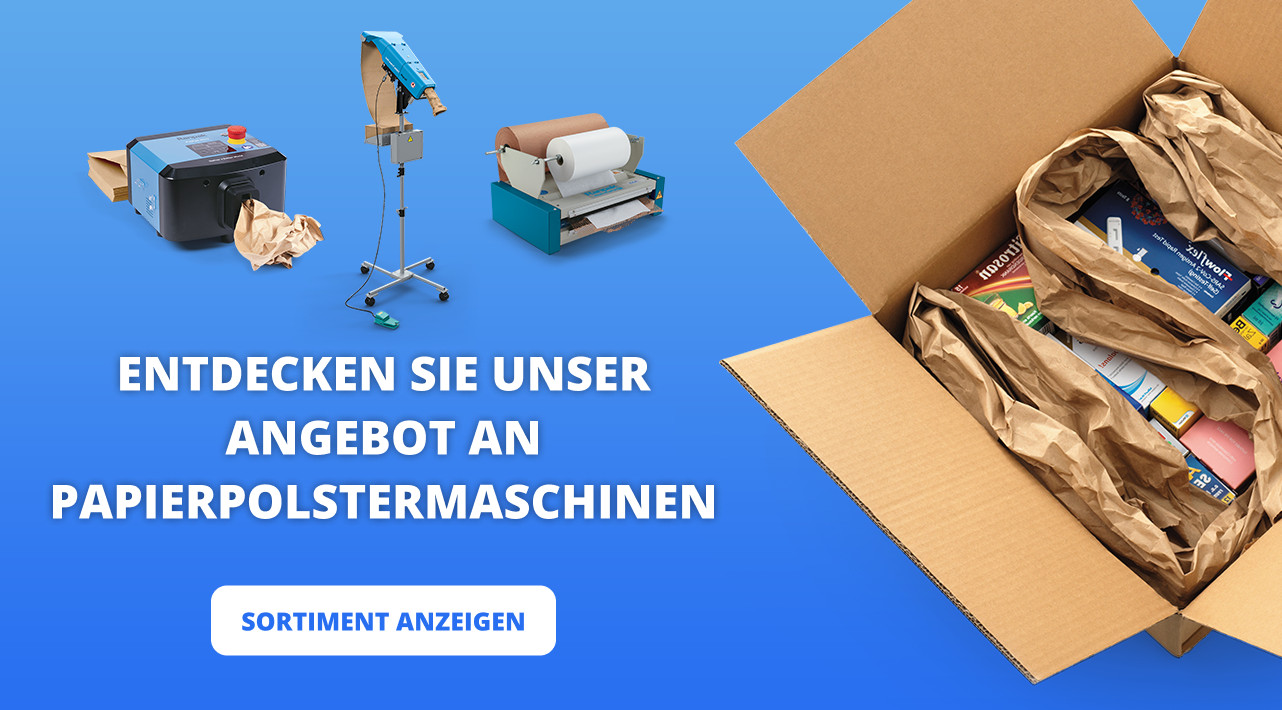 ENTDECKEN SIE UNSER ANGEBOT AN PAPIERPOLSTERMASCHINEN