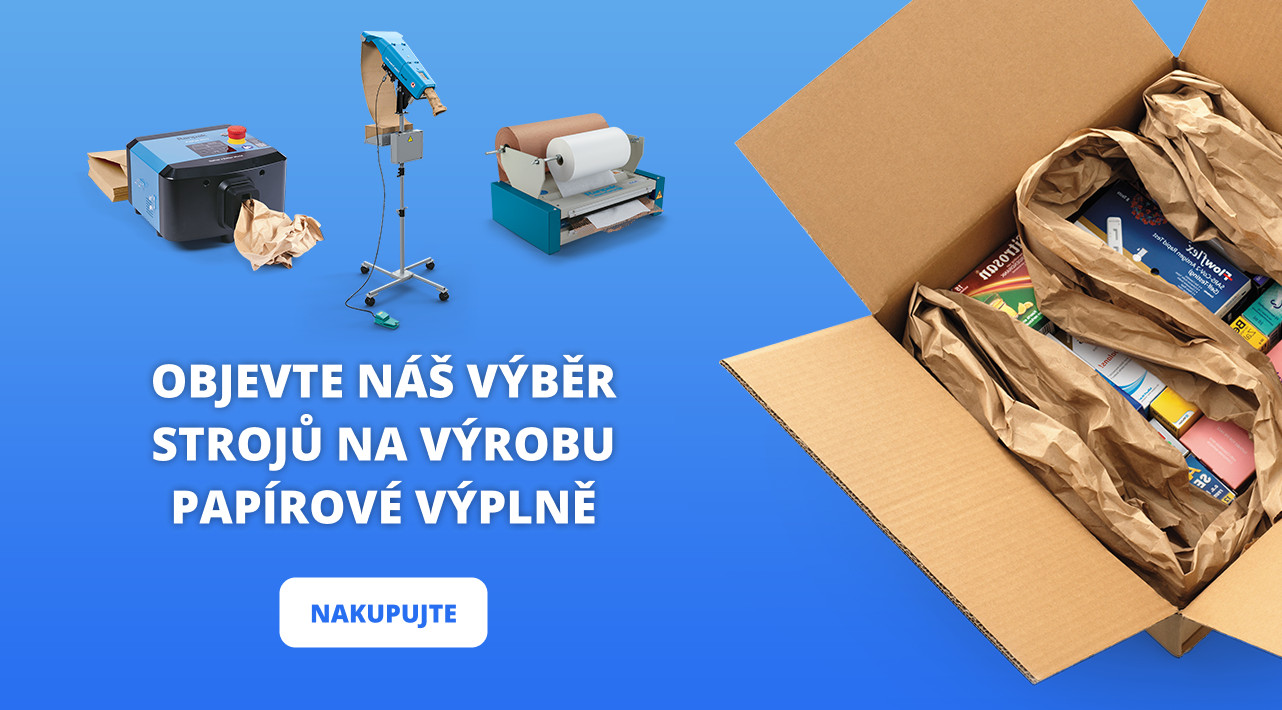 Stroje na výrobu papírové výplně