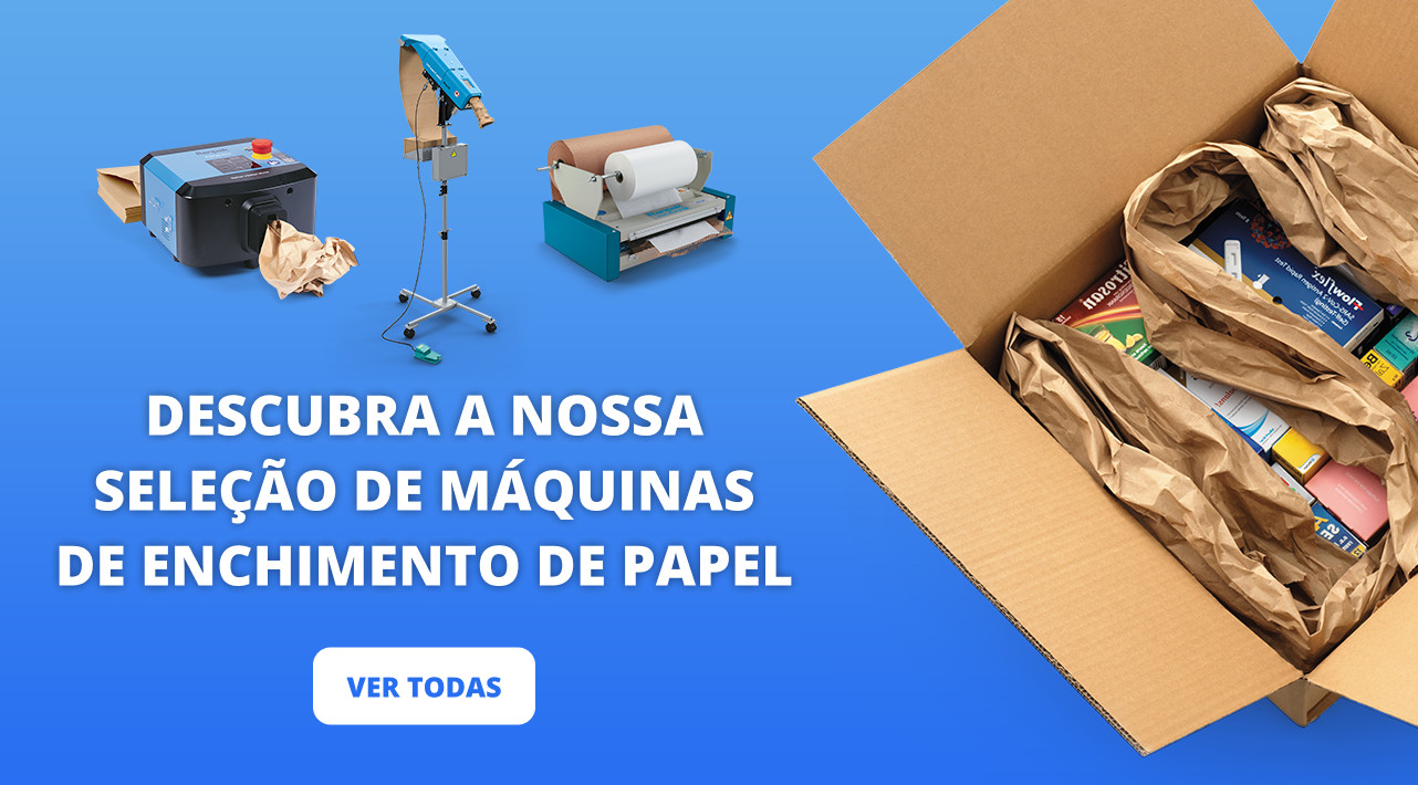 Descubra a nossa seleção de máquinas de enchimento de papel