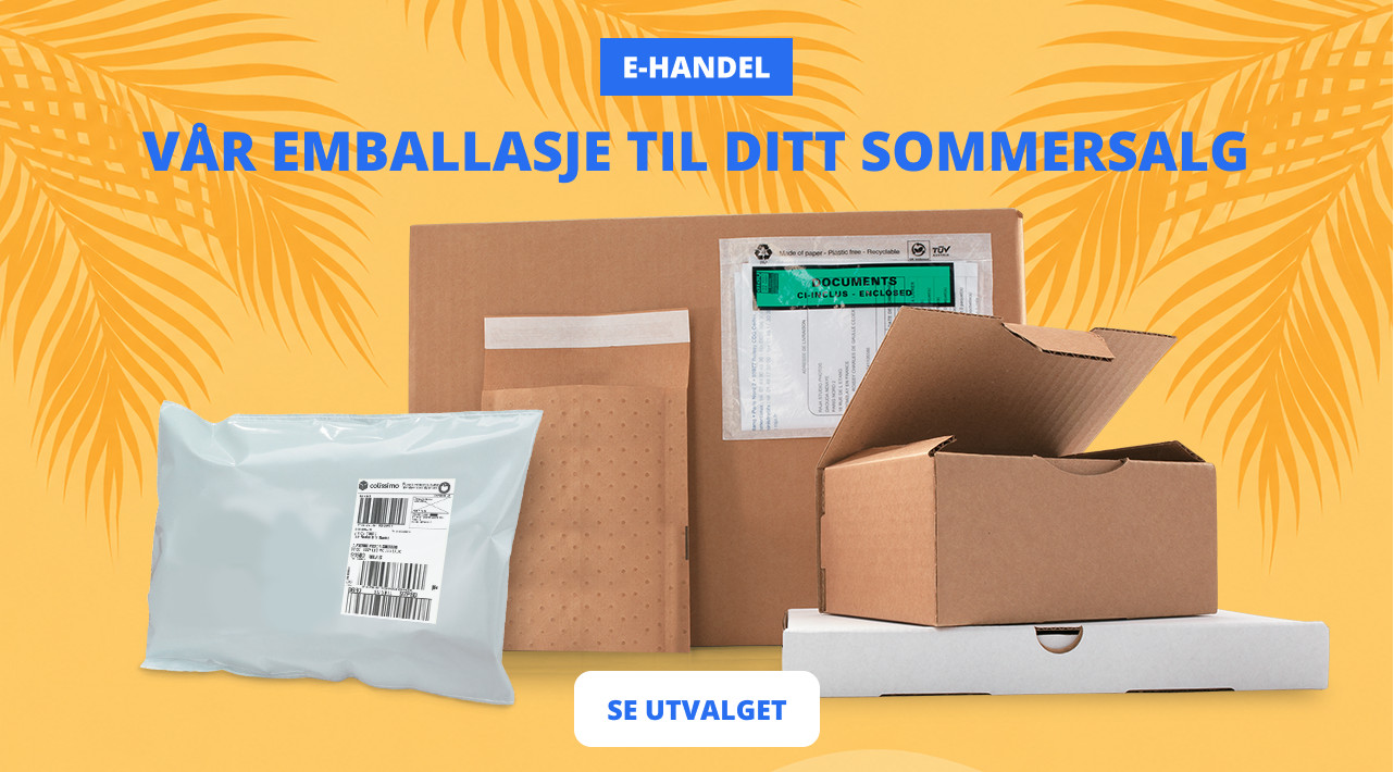 E-HANDEL: vår emballasje til ditt sommersalg