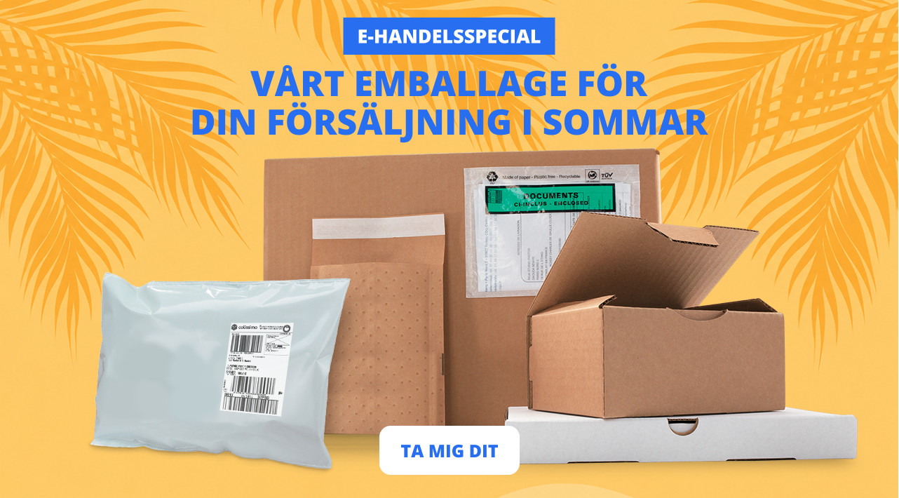 E-HANDELSSPECIAL: VÅRT EMBALLAGE FÖR DIN FÖRSÄLJNING I SOMMAR