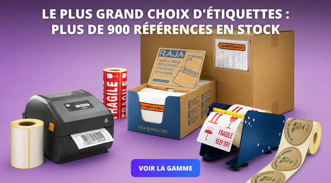 Le plus grand choix d'étiquettes : plus de 900 références en stock 