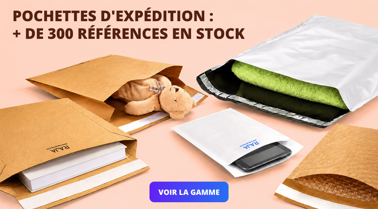 POCHETTES D'EXPEDITION + DE 300 REFERENCES EN STOCK