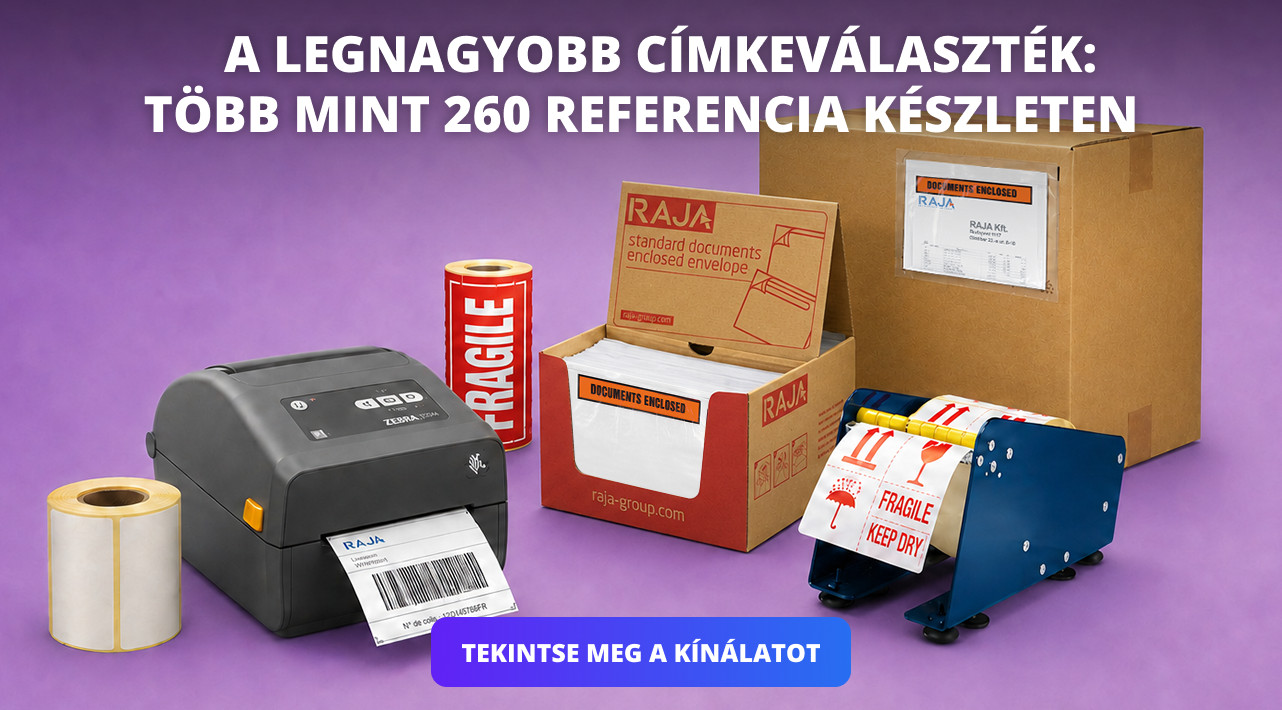 A LEGNAGYOBB CÍMKEVÁLASZTÉK: TÖBB MINT 260 REFERENCIA KÉSZLETEN
