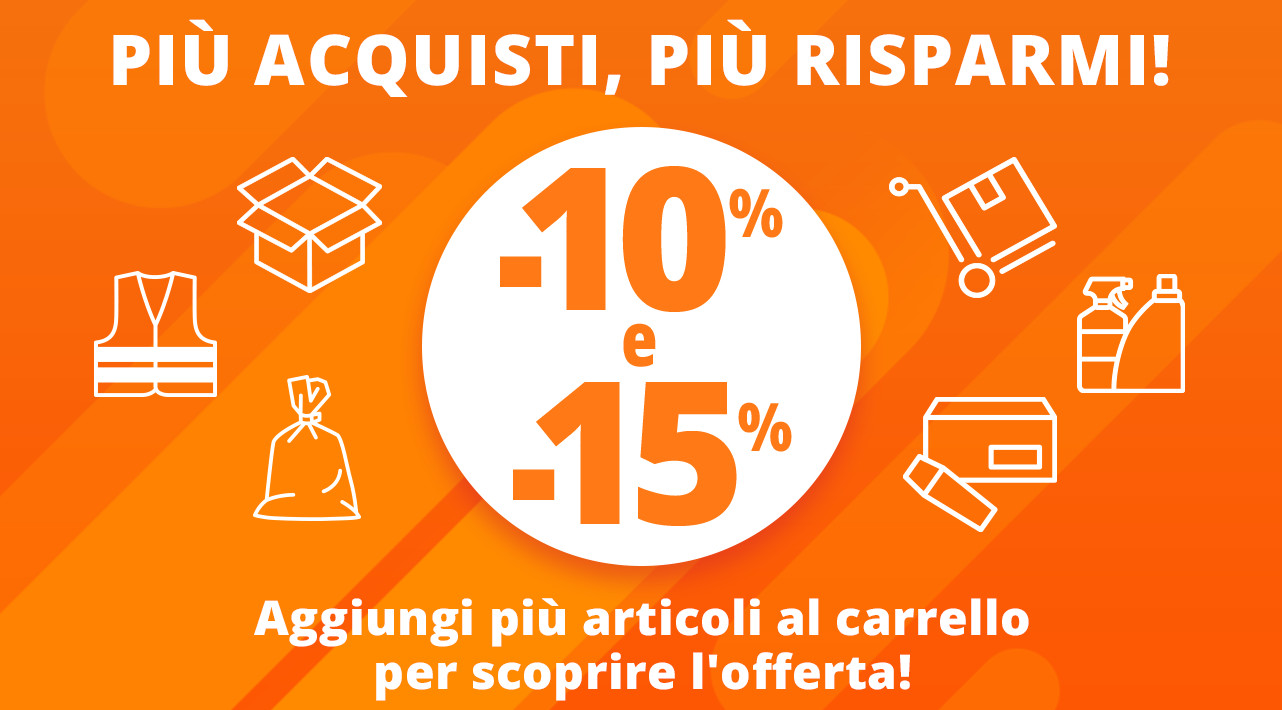 Aggiungi più articoli al carrello per scoprire l'offerta!
