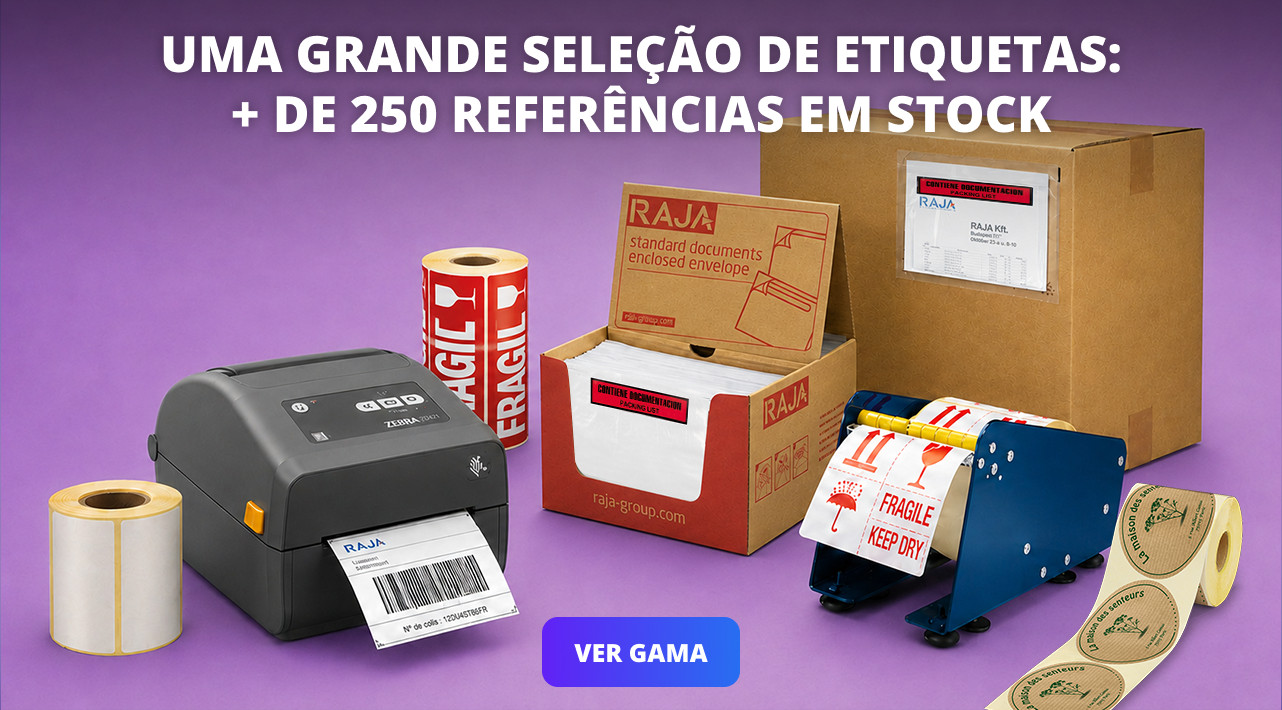 UMA GRANDE SELEÇÃO DE ETIQUETAS: + DE 250 REFERÊNCIAS EM STOCK