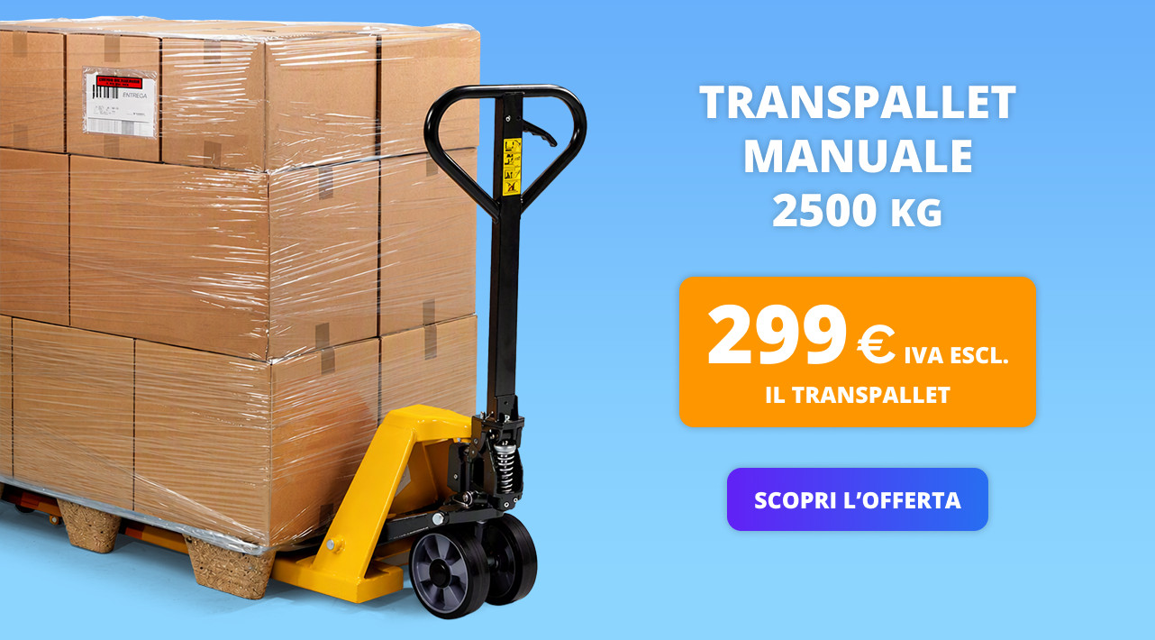 Transpallet manuale 2500 kg