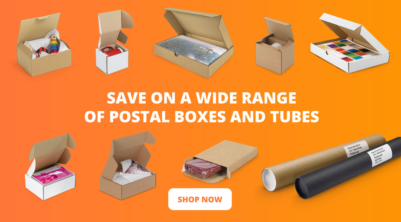 Save on a wide range of postal boxes and tubes