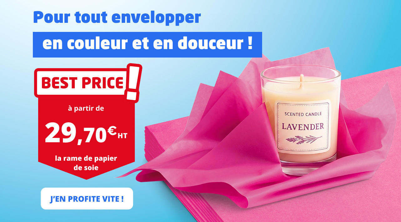 Pour tout envelopper en couleur et en douceur ! 