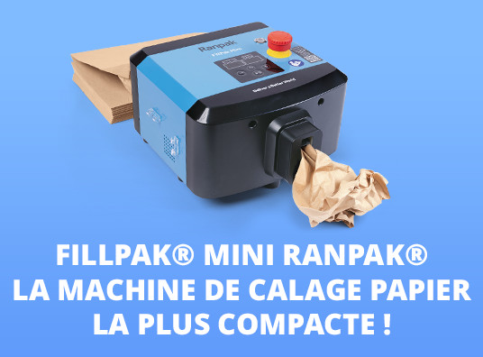 FillPak® Mini RANPAK® La machine de calage papier la plus compacte du marché !