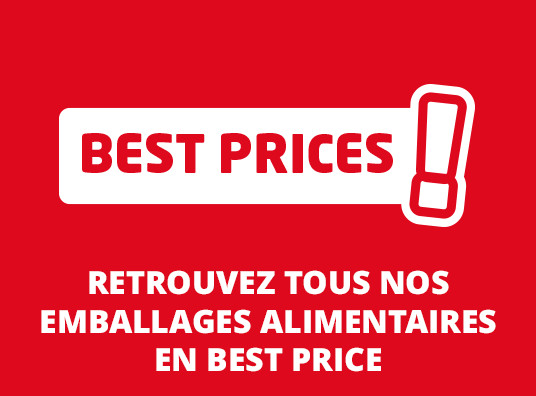 Retrouvez tous nos emballages alimentaires en BEST PRICE 