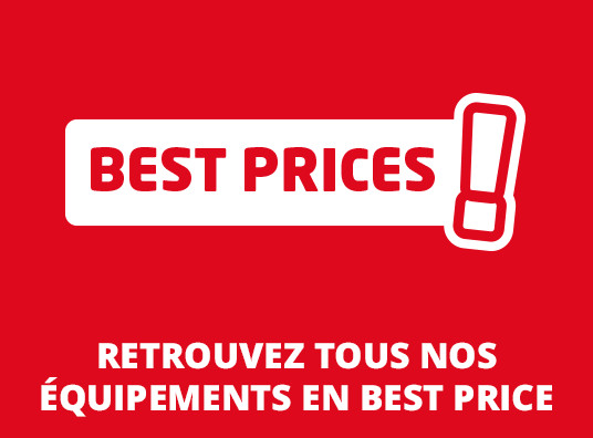 Retrouvez tous nos équipements en BEST PRICE 