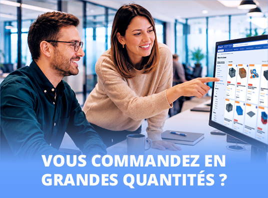 Découvrez nos services pour les commandes en grandes quantités