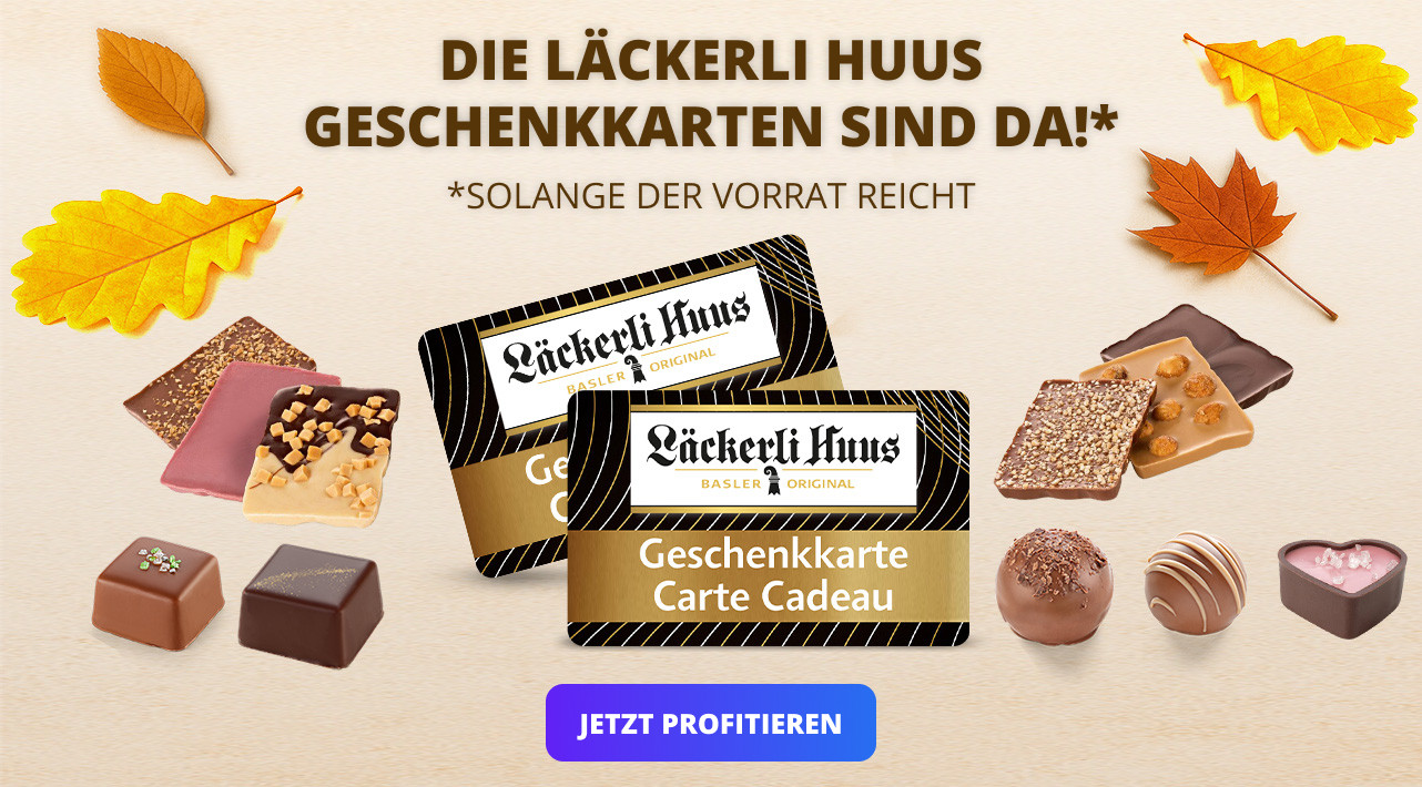 Geschenkkarten sind da!