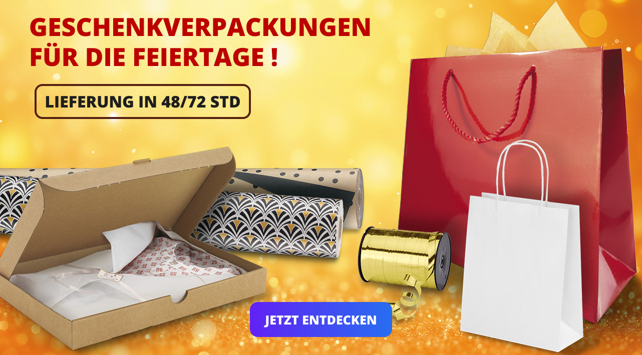 GESCHENKVERPACKUNGEN FÜR DIE FEIERTAGE