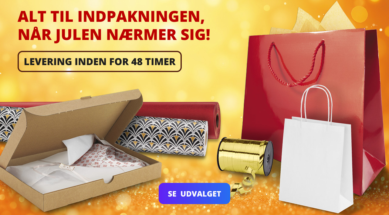 ALT TIL INDPAKNINGEN, NÅR JULEN NÆRMER SIG!