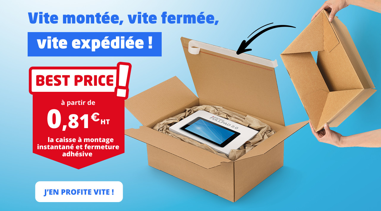 Vite montée, vite fermée, vite expédiée !