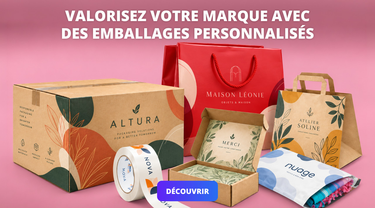 Valorisez votre marque avec des emballages personnalisés