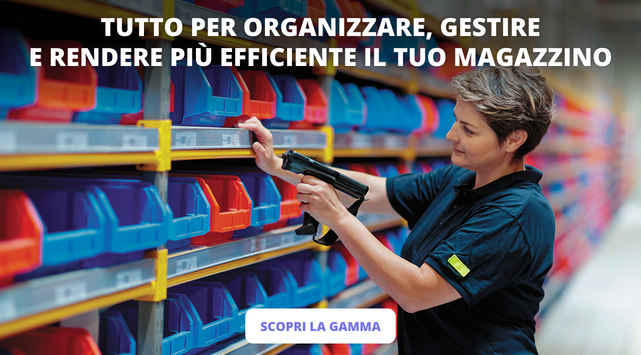 Tutto per organizzare, gestire e rendere più efficiente il tuo magazzino