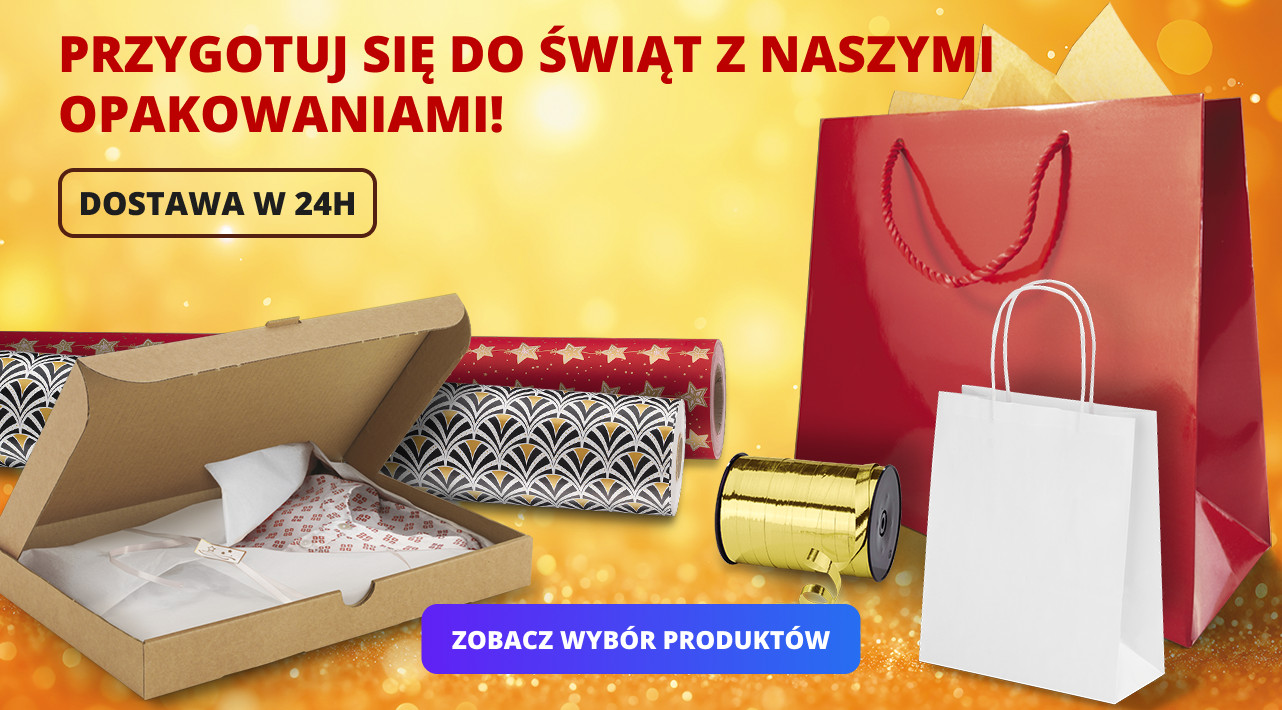 Przygotuj się do świąt z naszymi opakowaniami!
