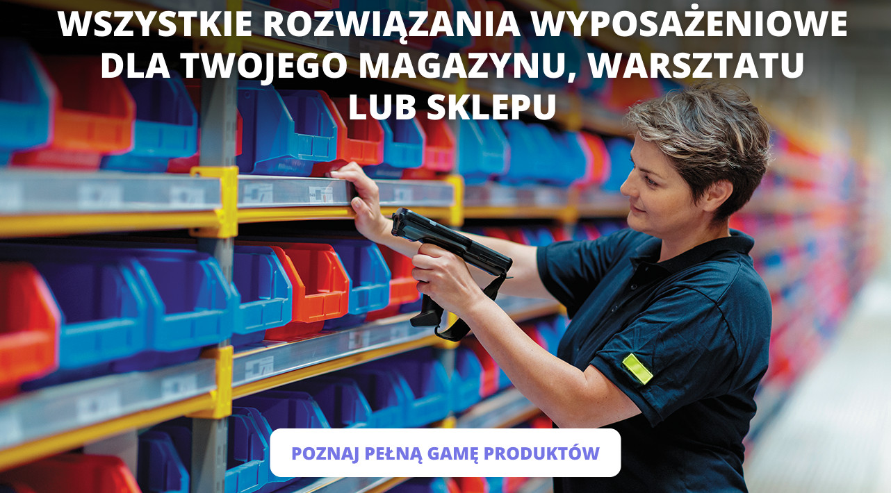 Wszystkie rozwiązania wyposażeniowe dla Twojego magazynu, warsztatu lub sklepu