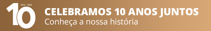 Celebramos 10 anos juntos com brindes e promoções exclusivas