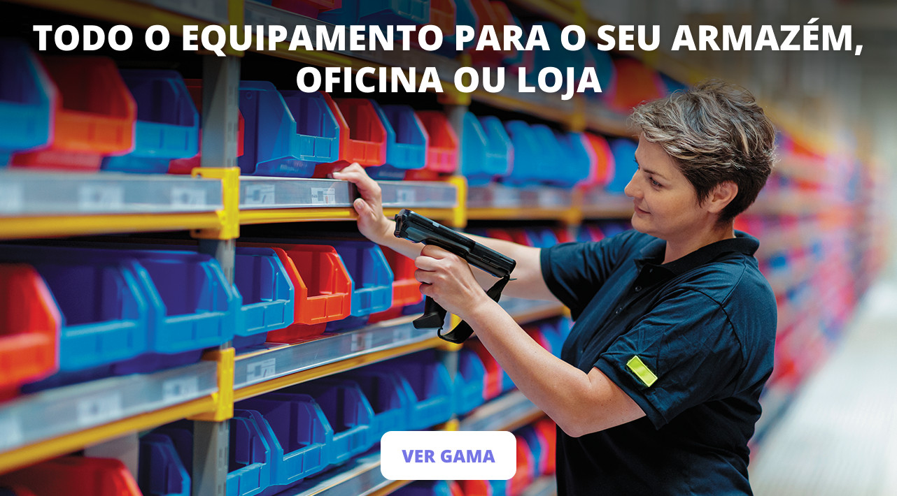 Todo o equipamento para o seu armazém, oficina ou loja