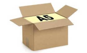 Cartons et boîtes pour formats A6, A5