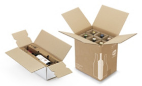 Cartons et boîtes d'expédition pour bouteilles