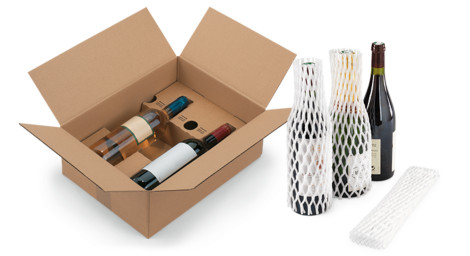 Bouteille plate, en carton portable