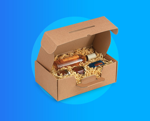 Presentatiekoffer van microgolfkarton