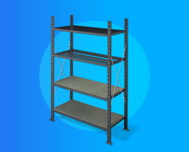 Rayonnage semi-lourd acier époxy Fliplus