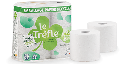 Papier toilette triple épaisseur LE TRÈFLE