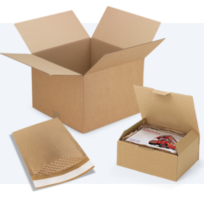 Caisses cartons et boites, enveloppes et pochettes